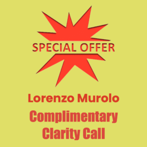 Complimentary Clarity Call, Lorenzo Murolo